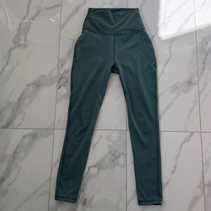Five Dancewear Ribbed Green High Waist Leggings Pants Teen Women’s Size XS